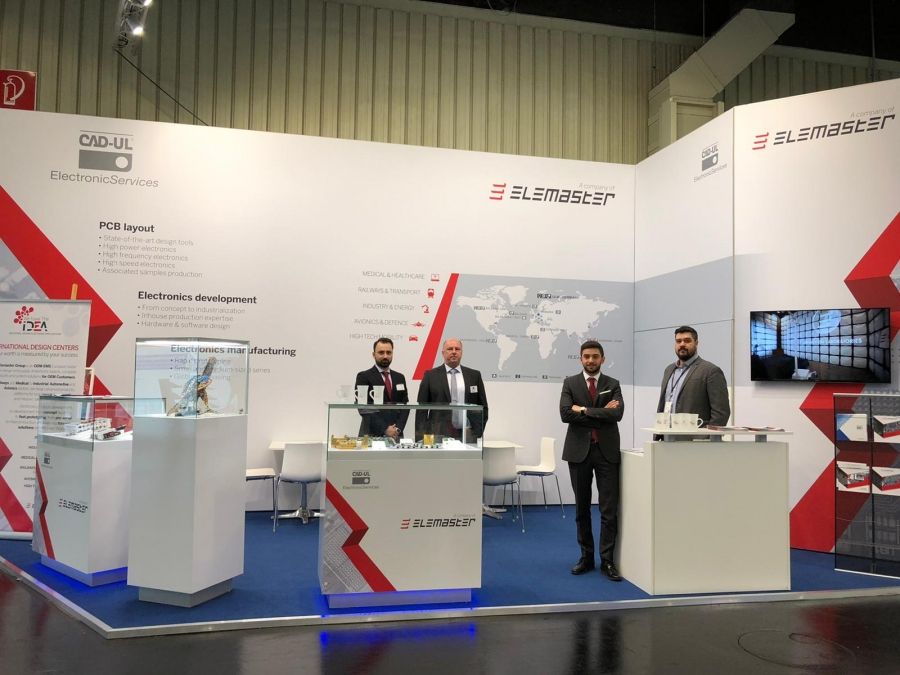 ELEMASTER INTERNATIONAL DESIGN CENTERS, ELEPRINT AND FLEEP TECHNOLOGIES AT EMBEDDED WORLD 2020: TOGETHER FOR THE FUTURE OF DESIGN