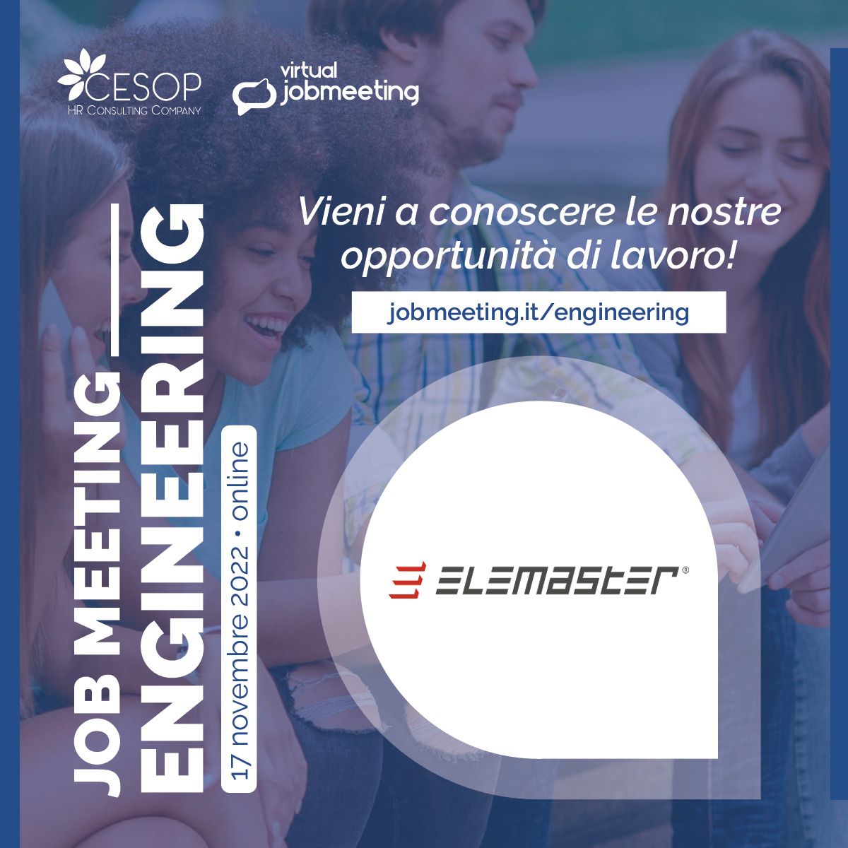 Elemaster Group will join the Virtual Job Meeting ENGINEERING, come to visit us!