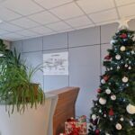 Reception con albero di Natale