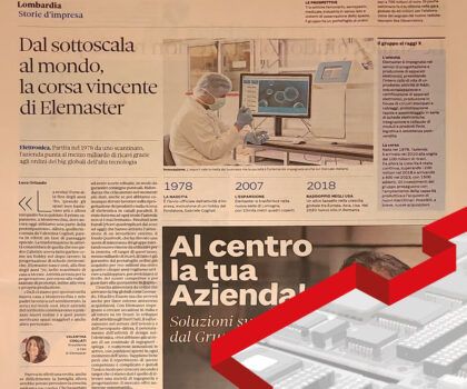 New Article on Elemaster by Sole 24 Ore