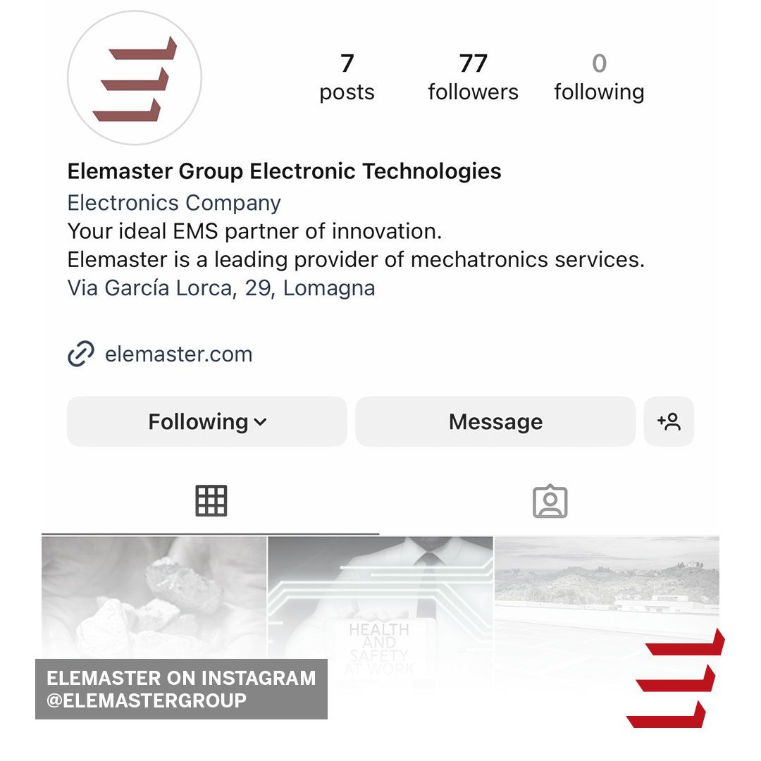 Elemaster’s new Instagram channel is Live!