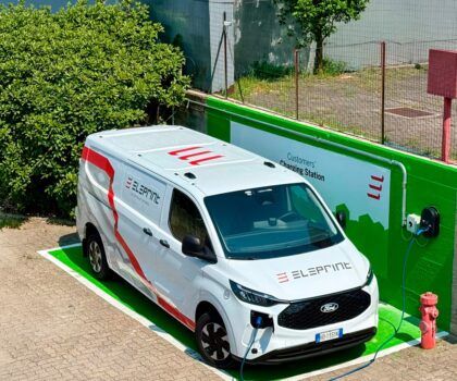 Electric mobility at Eleprint: a fully electric van joins a long-term sustainability journey