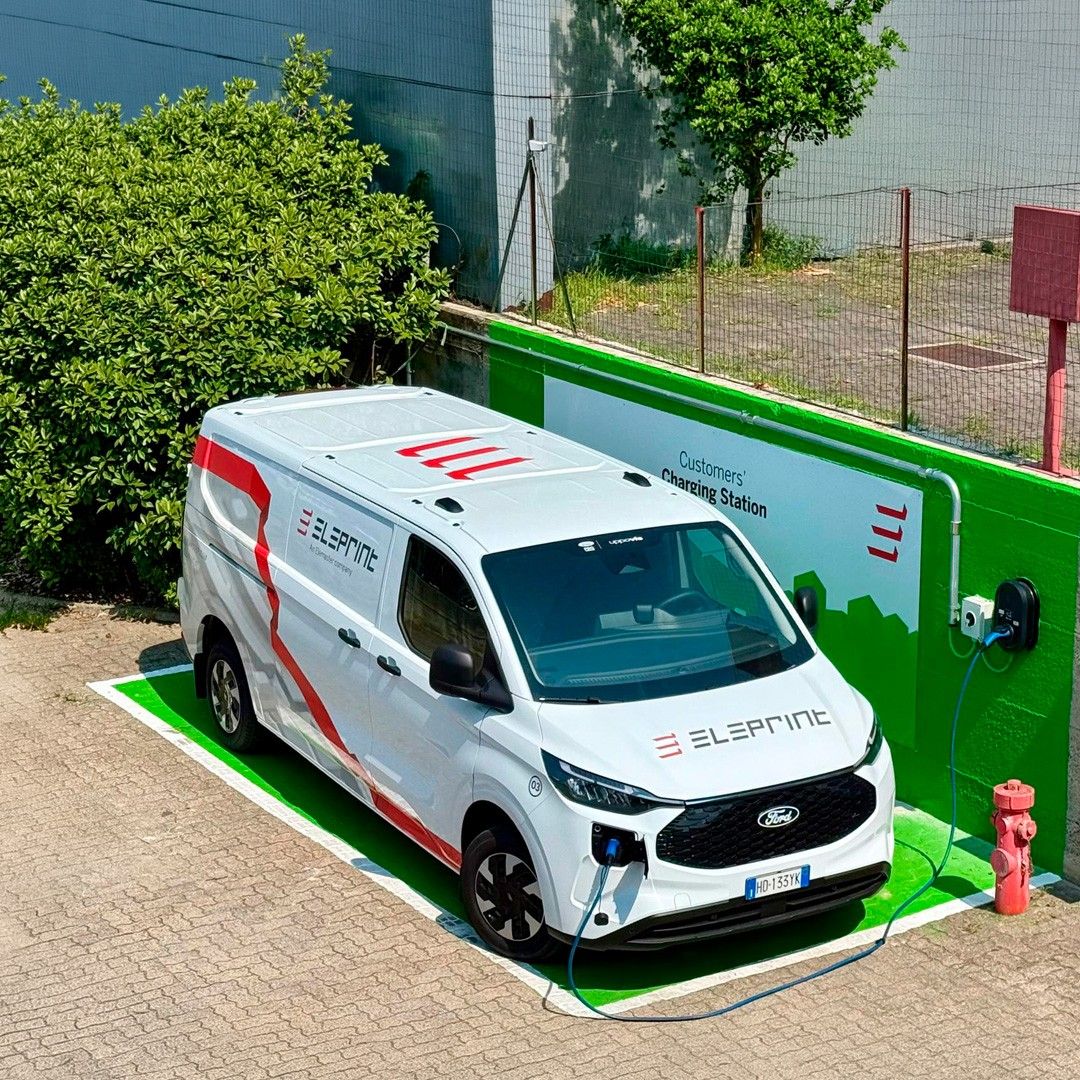 Electric mobility at Eleprint: a fully electric van joins a long-term sustainability journey